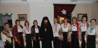 Дитячий та архієрейський хори привітали архієпископа Афанасія (Шкурупія) з Різдвом Христовим