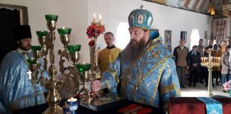 Архієпископ Афанасій звершив літургію на Благовіщення