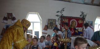 Архієрейська літургія в дитячому таборі «Михайлівський»