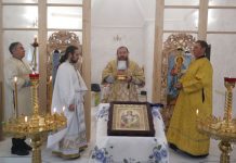 Архієрейське богослужіння в день свята Собору архістратига Михаїла та інших небесних сил безтілесних