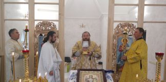 Архієрейське богослужіння в день свята Собору архістратига Михаїла та інших небесних сил безтілесних