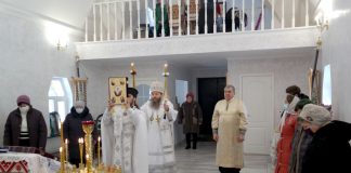 Архієпископ Афанасій звершив богослужіння в день свята Обрізання Господнього