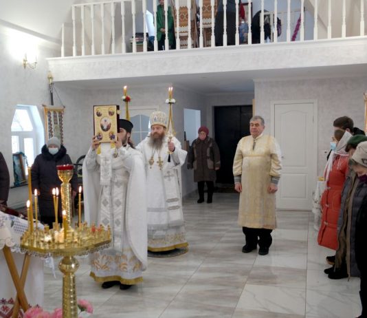 Архієпископ Афанасій звершив богослужіння в день свята Обрізання Господнього