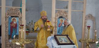 Архієпископ Афанасій звершив Богослужіння 36-ої Неділі після П’ятидесятниці, Передсвята Стрітення Господнього.