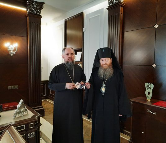 Архієпископ Афанасій зустрівся із Блаженнішим митрополитом Епіфанієм