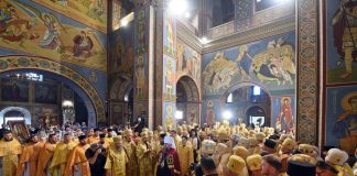 Архієпископ Афанасій служив спільно з Предстоятелем під час святкувань у Київі