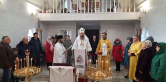 Архієпископ Афанасій звершив Богослужіння 22 Неділі після П’ятидесятниці молебень