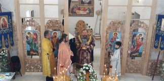 Архієпископ Афанасій звершив Богослужіння третьої Неділі Великого посту