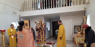 Архієпископ Афанасій звершив Богослужіння четвертої Неділі Великого посту