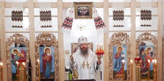 Архієпископ Афанасій звершив Богослужіння Воскресіння Христового