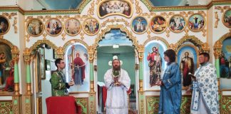 Архієпископ Афанасій звершив Богослужіння в Свято-Троїцькому храмі