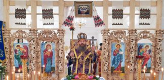 Архієпископ Афанасій звершив Богослужіння свята Воздвиження Чесного і Животворчого Хреста Господнього