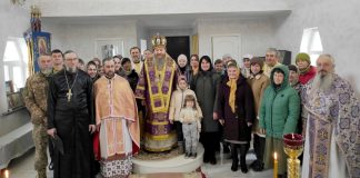 Архієпископ Афанасій звершив Богослужіння 5-ої Неділі Великого Посту