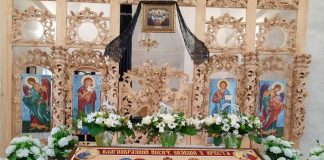 Архієпископ Афанасій очолив вечірню з чином Винесення Плащаниці