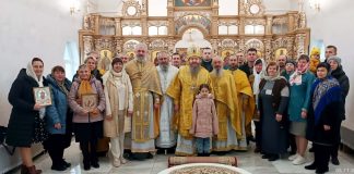 Архієпископ Афанасій звершив Богослужіння 22-ої Неділі після П’ятидесятниці