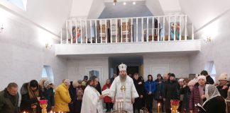 Архієпископ Афанасій звершив Богослужіння свята Богоявлення