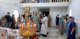 Архієпископ Афанасій звершив Богослужіння свята Успіння Пресвятої Богородиці