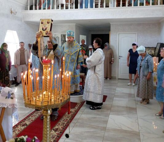 Архієпископ Афанасій звершив Богослужіння свята Успіння Пресвятої Богородиці