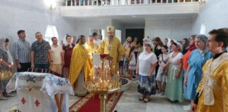 Архієпископ Афанасій звершив Богослужіння 12-ої Неділі після П’ятидесятниці