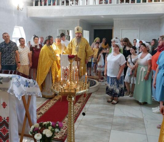Архієпископ Афанасій звершив Богослужіння 12-ої Неділі після П’ятидесятниці