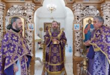 Архієпископ Афанасій звершив Богослужіння свята Воздвиження Чесного і Животворчого Хреста Господнього