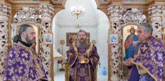 Архієпископ Афанасій звершив Богослужіння свята Воздвиження Чесного і Животворчого Хреста Господнього