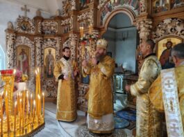 Архієпископ Афанасій звершив Богослужіння 22-ої Неділі після П’ятидесятниці